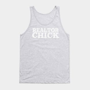 Realtor Chick / House Broker Typography Gift Tank Top